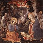 Fra Filippo Lippi Adoration of the Child painting